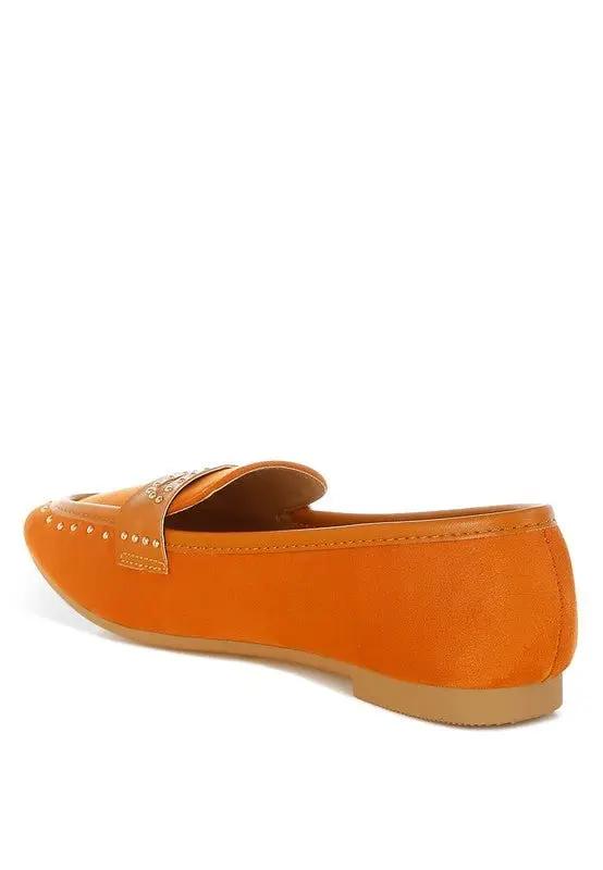 Lumina Penny Strap Studded Loafers for Elegant Style - Love Salve